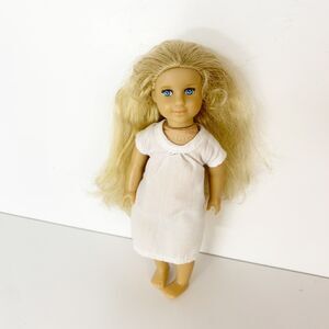 American Girl Elizabeth Mini Doll 6 Inch Blonde Hair Blue Eyes